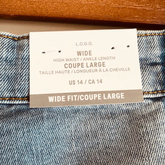 NWT - Wide High Ankle Jeans (H&M Conscious Line) - Picture 6 of 6